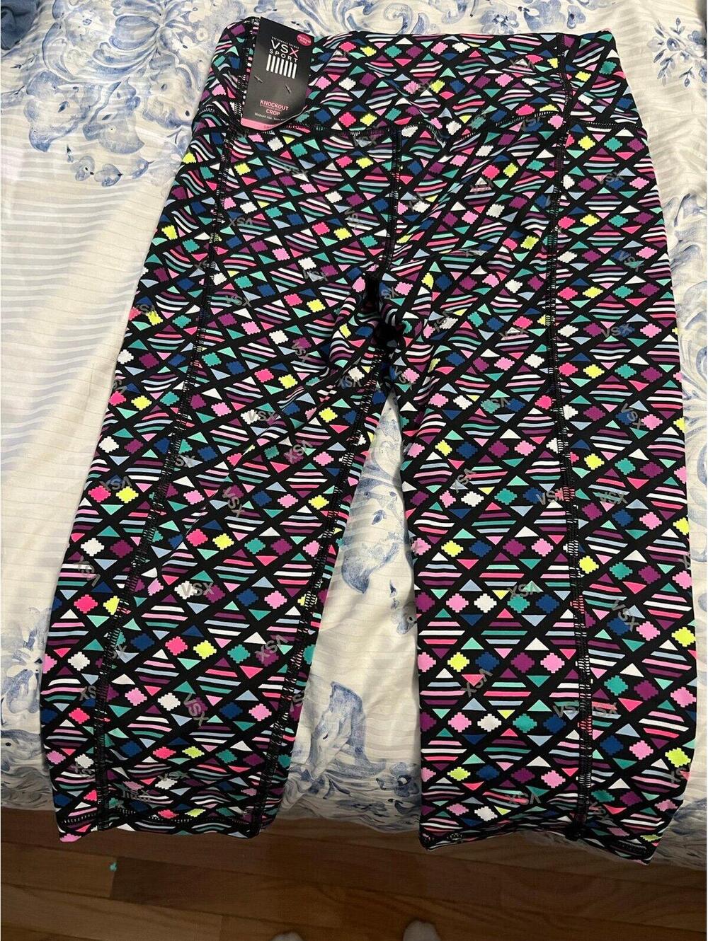 Victoria's Secret VSX Sport Knockout Crop Leggings Small